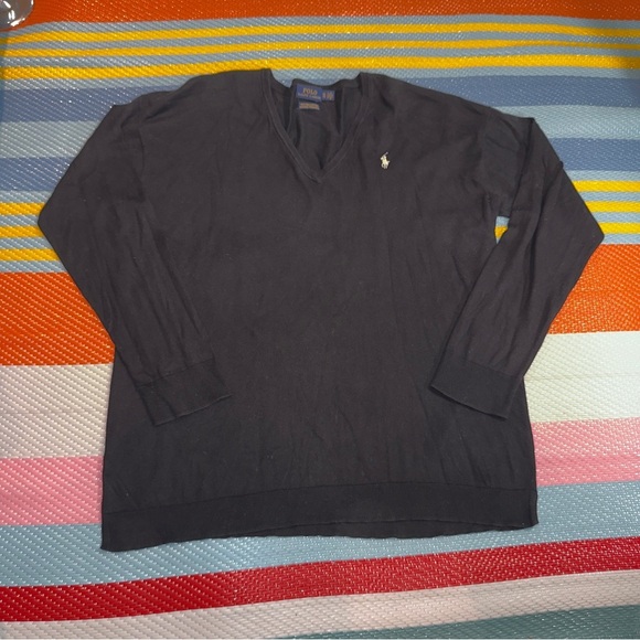 Polo Ralph Lauren Knit V-Neck Sweater Men’s Size X-Large - Picture 1 of 3